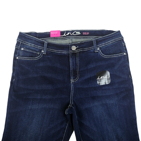 INC. Curvy-Fit 5-Pocket Bootcut Jeans - Picture 2 of 3